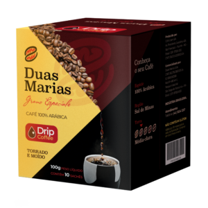 Café Duas Marias Speciale Torrado e Moído Drip Caixa 10un