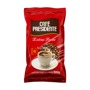 Café Presidente Extra Forte Torrado e Moído Almofada 500g
