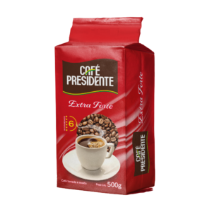 Café Presidente Extra Forte Torrado e Moído Vácuo 500g